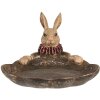 Clayre & Eef 6PR5013 Coupe Lapin 21x21x15 cm Marron