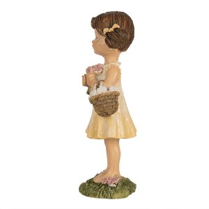 Clayre & Eef 6PR5028 Figure décorative pour enfants 6x4x13 cm jaune