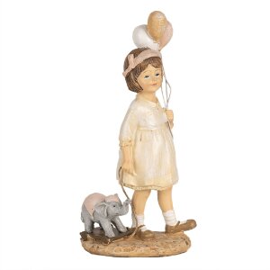 Clayre & Eef 6PR5031 Enfant Décor Beige 9x6x18 cm