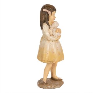 Clayre & Eef 6PR5033 Figurine décorative Enfant Beige 6x5x15 cm