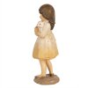 Clayre & Eef 6PR5033 Figurine décorative Enfant Beige 6x5x15 cm