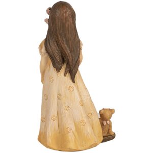 Clayre & Eef 6PR5035 Figurine décorative Enfant Beige 8x6x15 cm