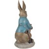 Clayre & Eef 6PR5038 Lapin décoratif brun bleu 26x21x46 cm