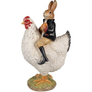 Clayre & Eef 6PR5039 Figurine décorative Poule...