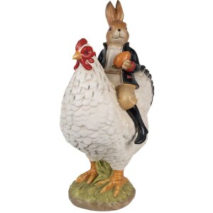 Clayre & Eef 6PR5039 Figurine décorative Poule...