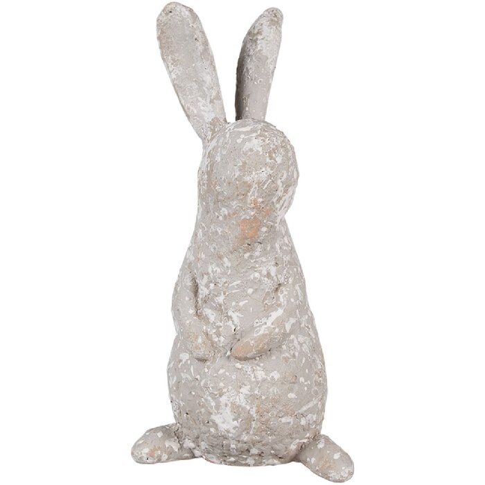 Clayre & Eef 6PR5051 Lapin décoratif Beige 15x12x31 cm