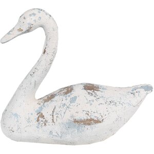 Clayre & Eef 6PR5056 Cygne décoratif Blanc...