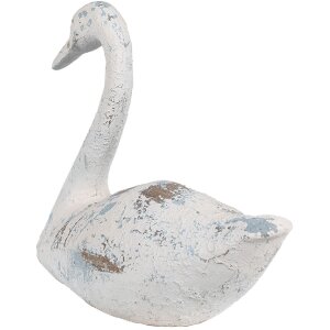 Clayre & Eef 6PR5056 Cygne décoratif Blanc...