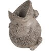 Clayre & Eef 6PR5060 Pot de fleurs décoratif Grenouille 26x25x32 cm Gris