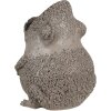 Clayre & Eef 6PR5060 Pot de fleurs décoratif Grenouille 26x25x32 cm Gris