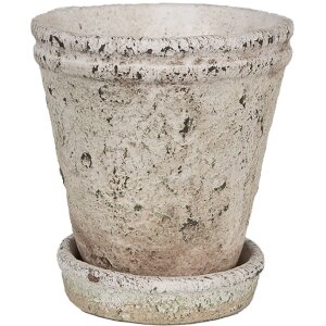 Clayre & Eef 6TE0503L Pot de fleurs beige Ø...