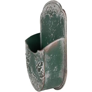 Clayre & Eef 6Y5507 Porte-plantes vert 28x9x41 cm