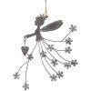 Clayre & Eef 6Y5573 Pendentif décoratif Enfant 20x17cm Gris