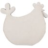 Clayre & Eef 6Y5579 Déco Poulet 15x6x14 cm Blanc - Charme champêtre