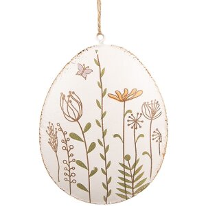 Clayre & Eef 6Y5582 Pendentif Déco Oeuf Beige...