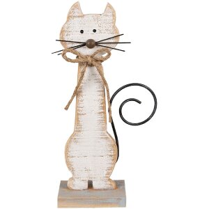 Clayre & Eef 6Y5594 Décoration Chat 21x8x38 cm...