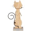 Clayre & Eef 6Y5594 Décoration Chat 21x8x38 cm Blanc