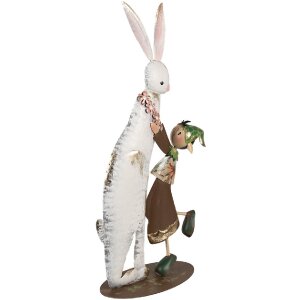 Clayre & Eef 6Y5597 Lapin décoratif blanc...