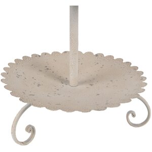 Clayre & Eef 6Y5601 Étagère Décoration oiseaux Ø 32x51 cm Beige