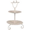 Clayre & Eef 6Y5601 Étagère Décoration oiseaux Ø 32x51 cm Beige