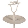 Clayre & Eef 6Y5601 Étagère Décoration oiseaux Ø 32x51 cm Beige