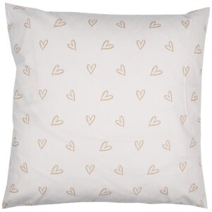 Clayre & Eef BSLC23 Housse de coussin blanc 45x45 cm...