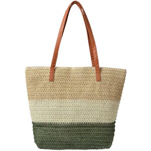 Juleeze JZBG0280 Sac Beige Vert 50x13x40 cm Design...