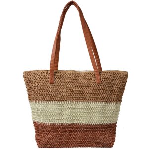 Juleeze JZBG0282 Sac Marron Beige 50x13x40 cm - Rangement...