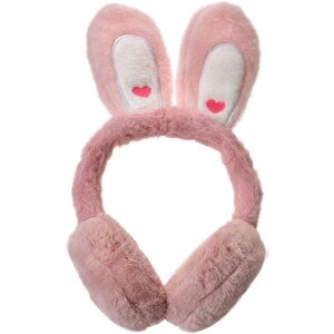 Juleeze JZCEW0027P Cache-oreilles Lapin Rose Taille...