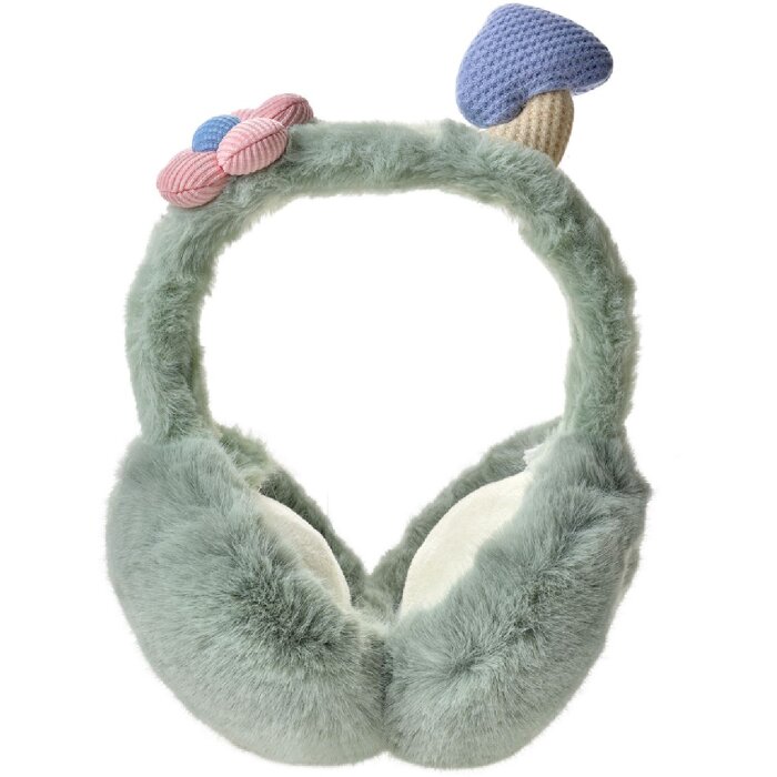 Juleeze JZCEW0032GR Cache-oreilles Vert Design Crème glacée Enfants One-Size