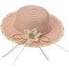 Juleeze JZCHA0017 Chapeau pour enfant Décoration florale Rose