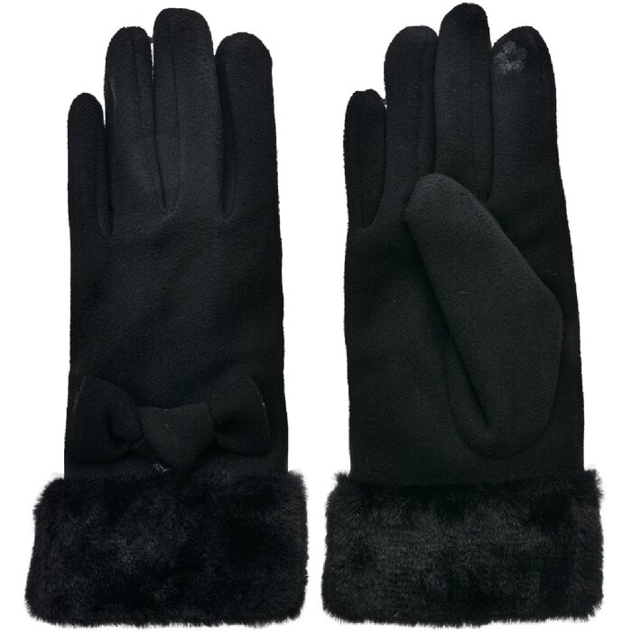 Juleeze JZGL0084 Gants élégants Noir 9x24 cm