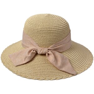 Juleeze JZHA0095BE Chapeau femme ruban beige taille unique