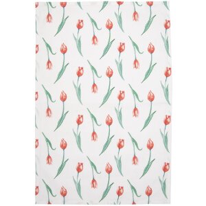 Clayre & Eef KT042.052 Linge de cuisine motif tulipe...