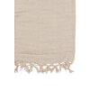 Clayre & Eef KT060.133 Plaid couverture beige 125x150 cm