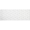 Clayre & Eef LGC64 Chemin de table Motif ferme blanc gris 50x140cm