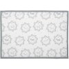 Clayre & Eef LGD40 Set de table blanc/gris motif cheval 48x33 cm Set of 6