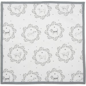 Clayre & Eef LGD43 Serviettes de table en tissu...