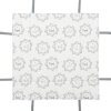 Clayre & Eef LGD47 Corbeille à pain en forme de nœud 35x35x8 blanc gris