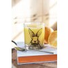 Clayre & Eef RAEGL0001 Verre Motif lapin Transparent 300ml Ø 8x9cm