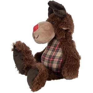 Clayre & Eef TW0587 Renne en peluche 35cm brun