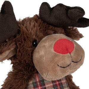 Clayre & Eef TW0587 Renne en peluche 35cm brun