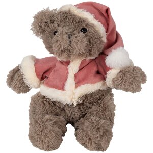 Clayre & Eef TW0589 Peluche Ours de Noël 30cm...