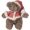 Clayre & Eef TW0589 Peluche Ours de Noël 30cm Marron Doudou