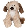 Clayre & Eef TW0590S Peluche chien Beige Marron 18cm