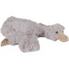 Clayre & Eef TW0594 Doudou canard 39x15x10cm peluche grise