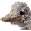 Clayre & Eef TW0594 Doudou canard 39x15x10cm peluche grise