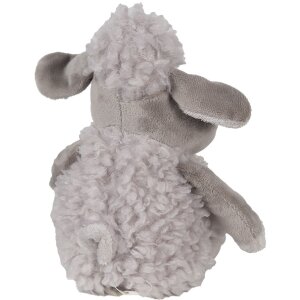 Clayre & Eef TW0595CH Doudou mouton peluche gris 10x15x19cm