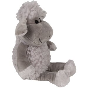 Clayre & Eef TW0595CH Doudou mouton peluche gris 10x15x19cm