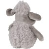 Clayre & Eef TW0595CH Doudou mouton peluche gris 10x15x19cm